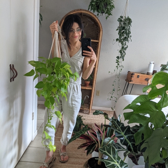 🚫SOLD Three Macrame Plant Hangings - Picture 7 of 9